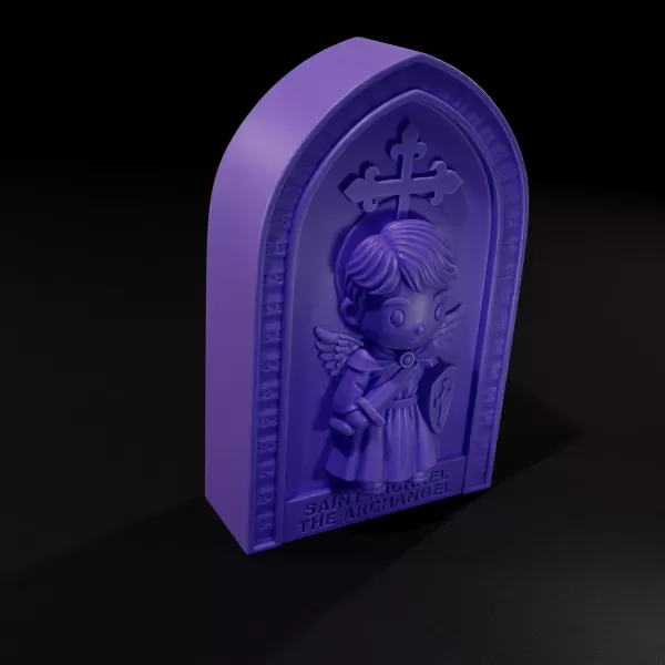 Archangel Saint Michael - 3D Printable Model - Model preview 3