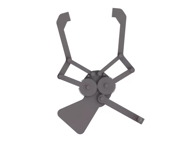 Mechanical gripper - Model preview 3