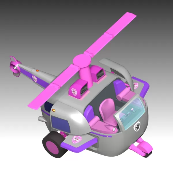 Skye Copter Paw Patrol - Model preview 5
