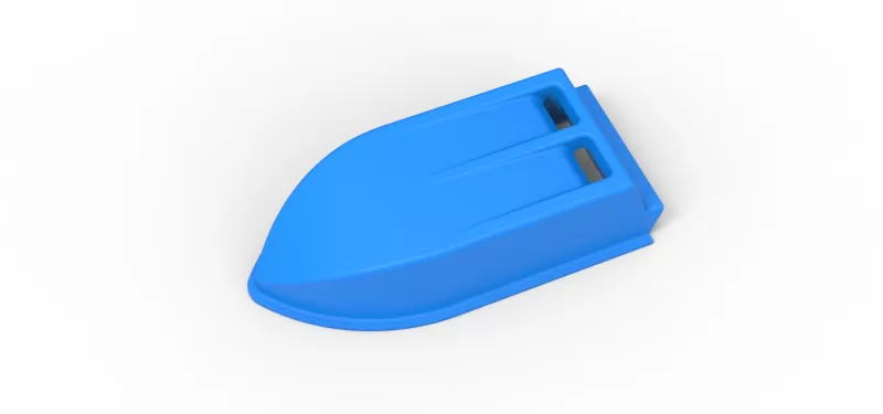 Air Scoop of Northeast Dirt Modified stock car Scale 1:25 - Model preview 2