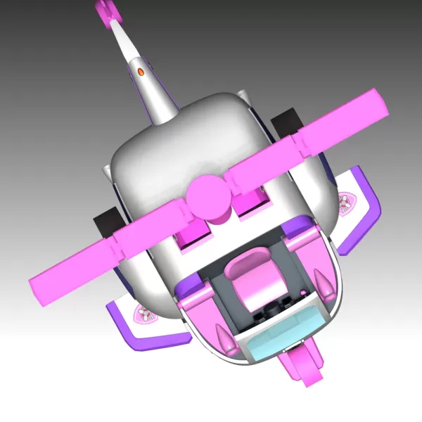 Skye Copter Paw Patrol - Model preview 8