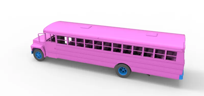 School bus for Figure 8 racing Version 2 Scale 1:25 - Model preview 12