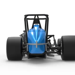 Vintage Pavement Sprint car Base Scale 1:25 - Model thumbnail 16