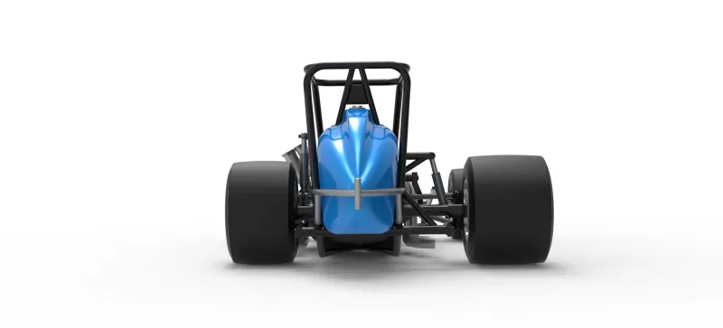 Vintage Pavement Sprint car Base Scale 1:25 - Model preview 16