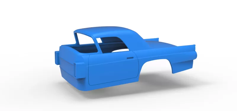 Shell of Vintage front engine dragster Version 6 Scale 1:25 - Model preview 1