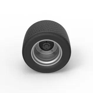 Wheel from Asphalt Modified stock car Version 6 Scale 1:25 - Model thumbnail 6