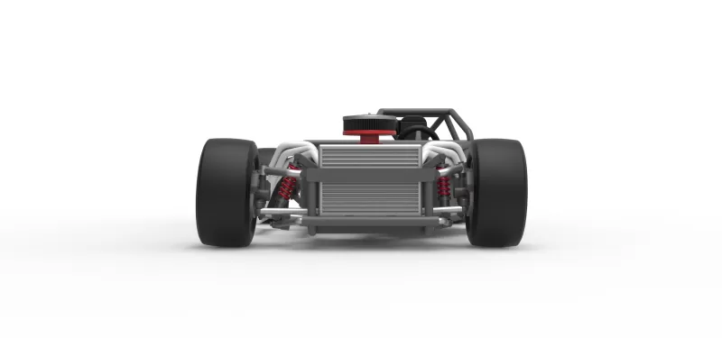 Vintage Asphalt Outlaw Super late model Base Scale 1:25 - Model preview 7