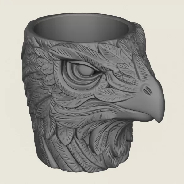 Griffin Head Planter - Model preview 5