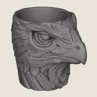 Griffin Head Planter - Model thumbnail 5