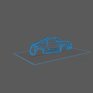 Audi - TT RS 2013 Wall Art