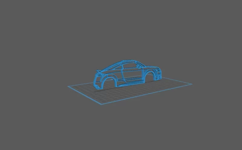 Audi - TT RS 2013 Wall Art - Model preview 2