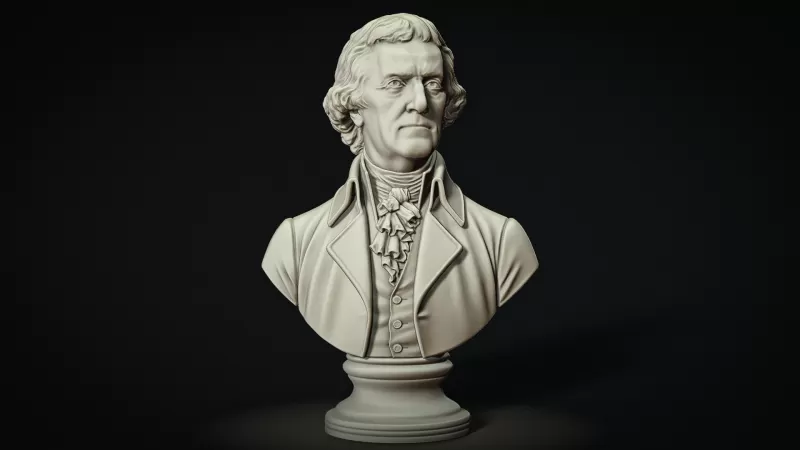 Thomas Jefferson #RoZ - Model preview 1