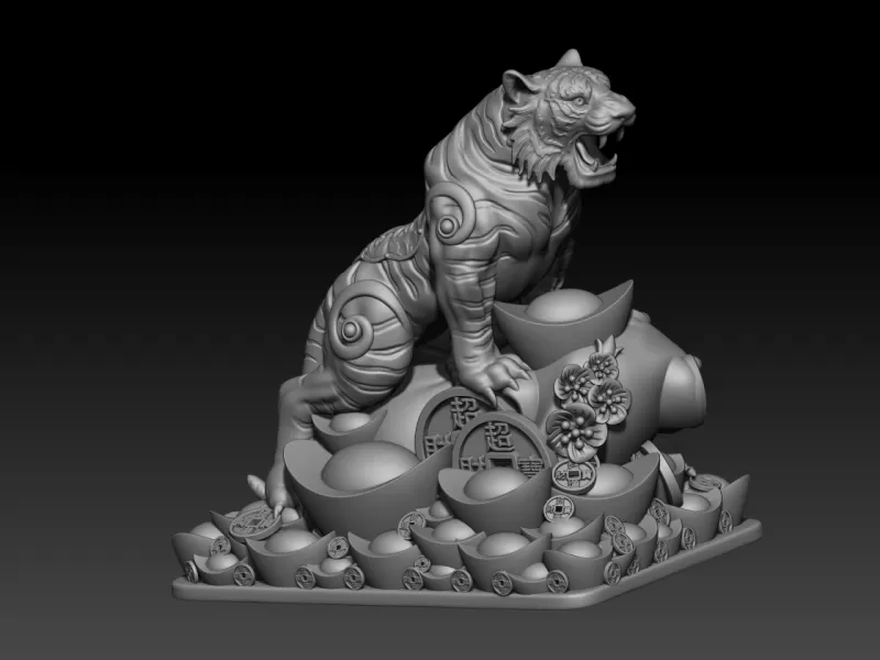 Zodiac Tiger - Model preview 1