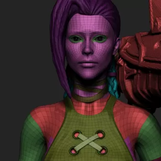 Jinx from arcane - Model thumbnail 6