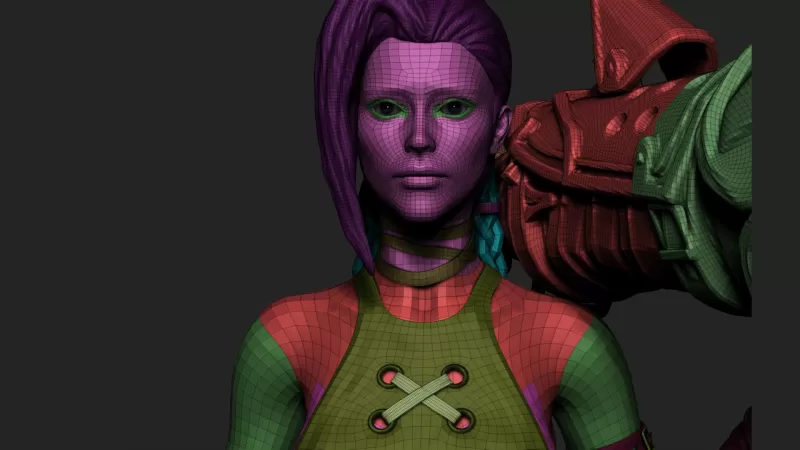 Jinx from arcane - Model preview 6