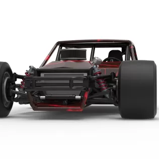 Vintage Asphalt Modified stock car V13 Scale 1:25 - Model thumbnail 6