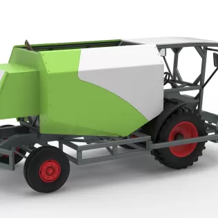 Racing Combine Harvester Scale 1:25 - Model thumbnail 18