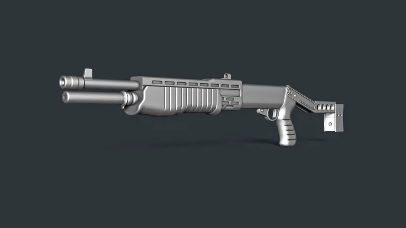 SPAS-12 Shotgun RoZ - Model preview 3