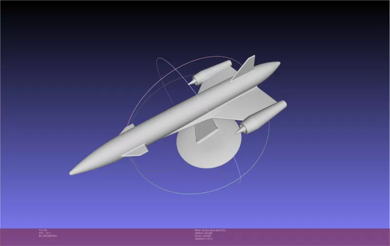 ESA Invictus Hypersonic Spaceplane Model - Model preview 5