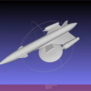 ESA Invictus Hypersonic Spaceplane Model - Model thumbnail 5