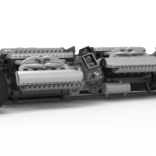 Vintage AWD Dragster Base Scale 1:25 - Model thumbnail 2