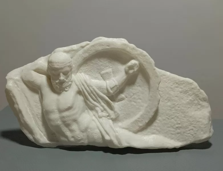 Relief of Fallen Warrior - Model preview 1