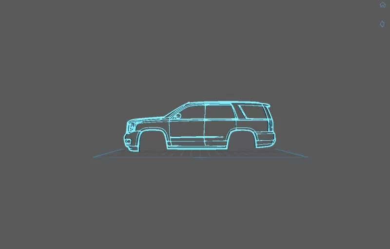 GMC - Yukon 2015 Wall Art - Model preview 1