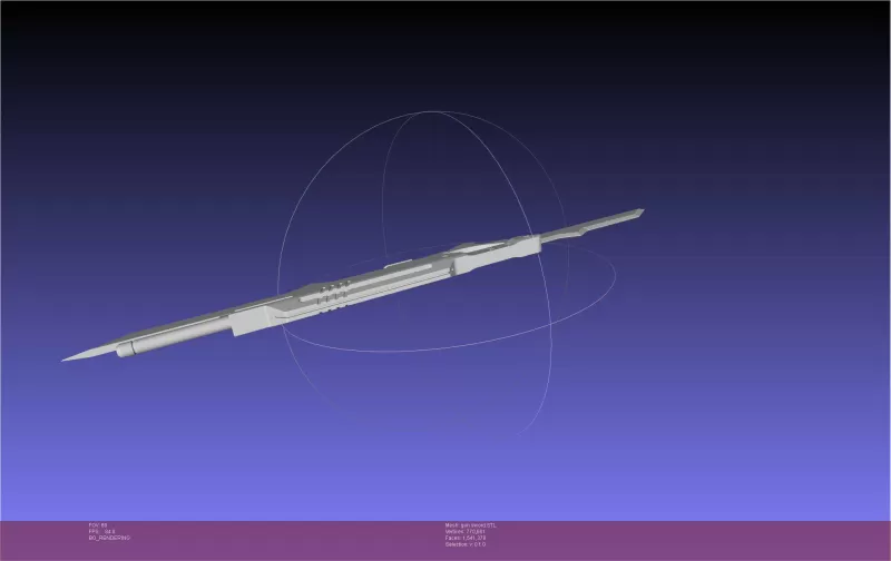 Kaiju No 8 Gen Sword - Model preview 5