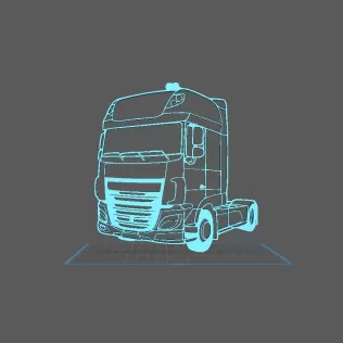Truck - DAF Wall Art