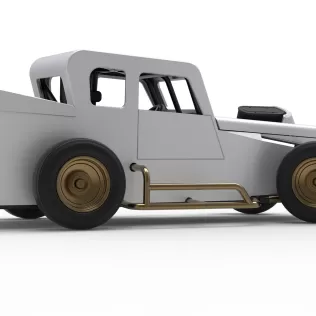 Dwarf car while turning Version 2 Scale 1:25 - Model thumbnail 21