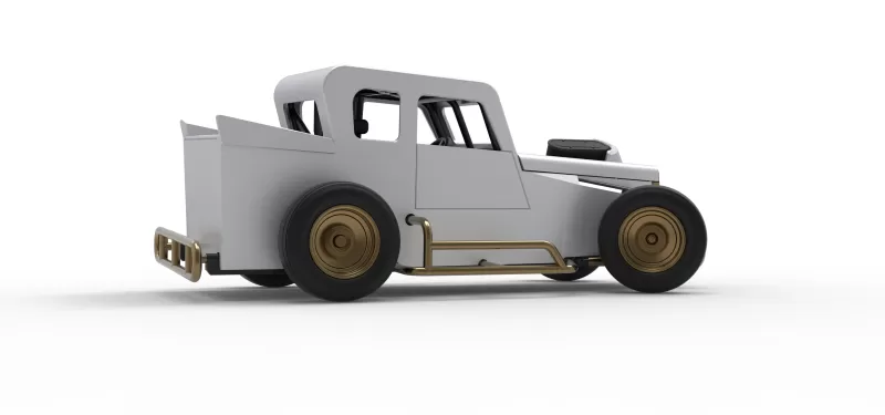 Dwarf car while turning Version 2 Scale 1:25 - Model preview 21