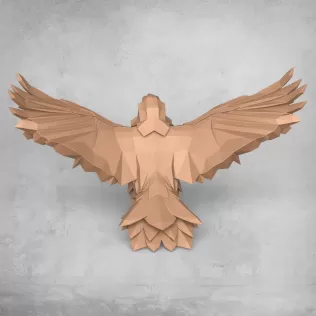 Crow Decorative Statue - Model thumbnail 4