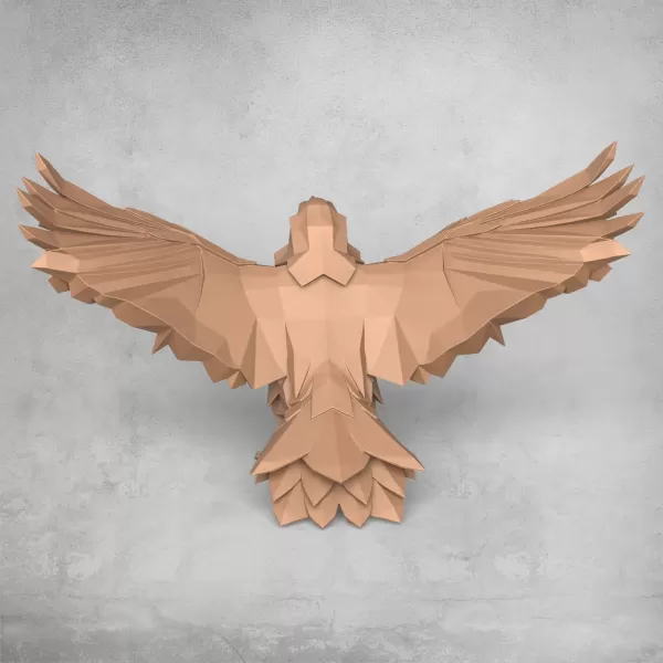 Crow Decorative Statue - Model preview 4