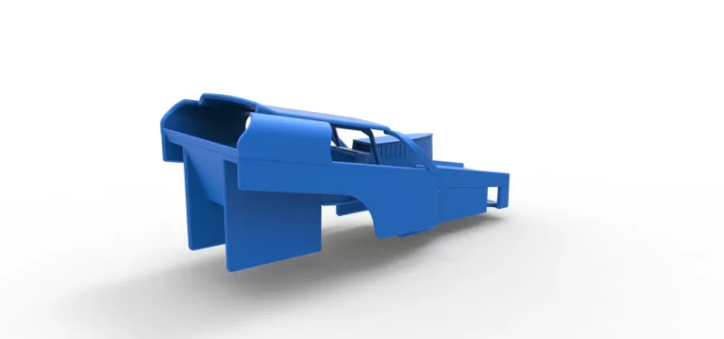 Shell of Vintage Dirt Modified stock car Version 2 Scale 1:25 - Model preview 12