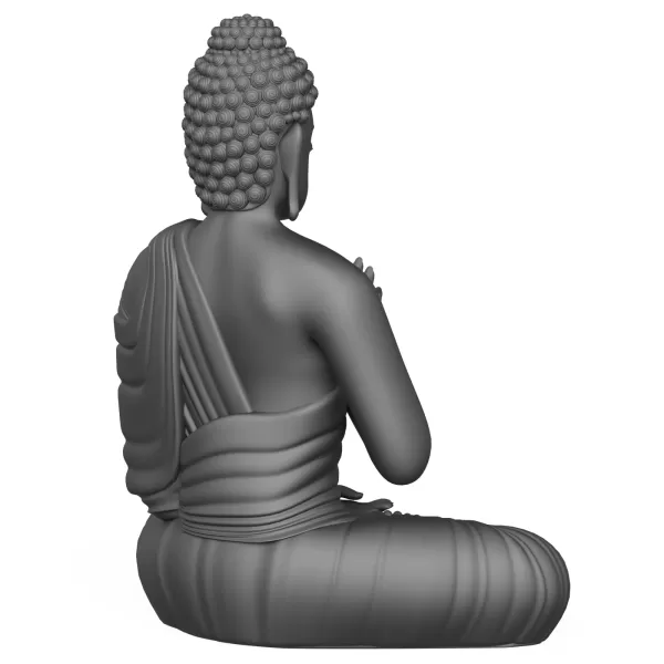 Lord Buddha Statue - Model preview 5