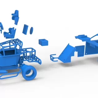 Mod Lite Race car while turning Scale 1:25 - Model thumbnail 28