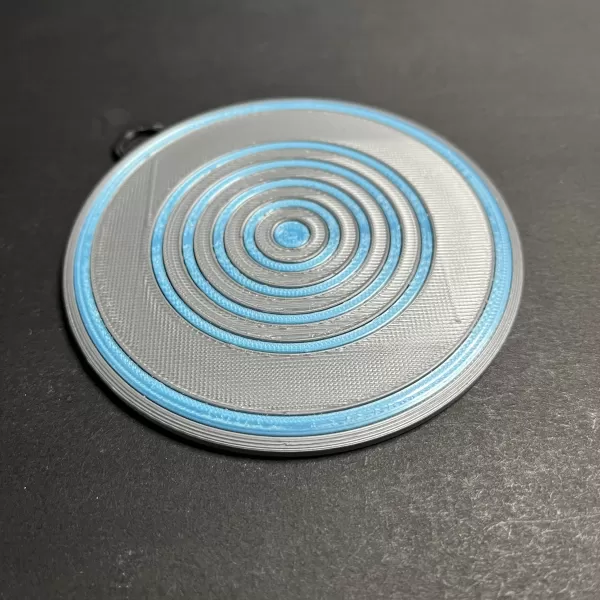 1982 Tron Disc Christmas Tree Ornament - Model preview 5