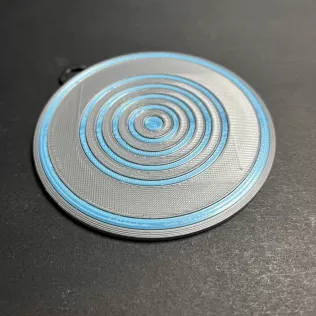 1982 Tron Disc Christmas Tree Ornament - Model thumbnail 5