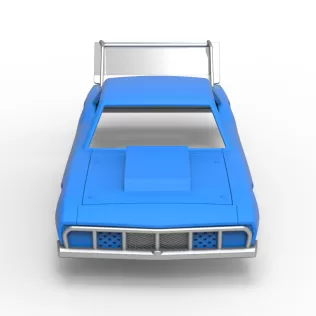 Shell of Vintage Semi-Late Model Stock Car Scale 1:25 - Model thumbnail 6