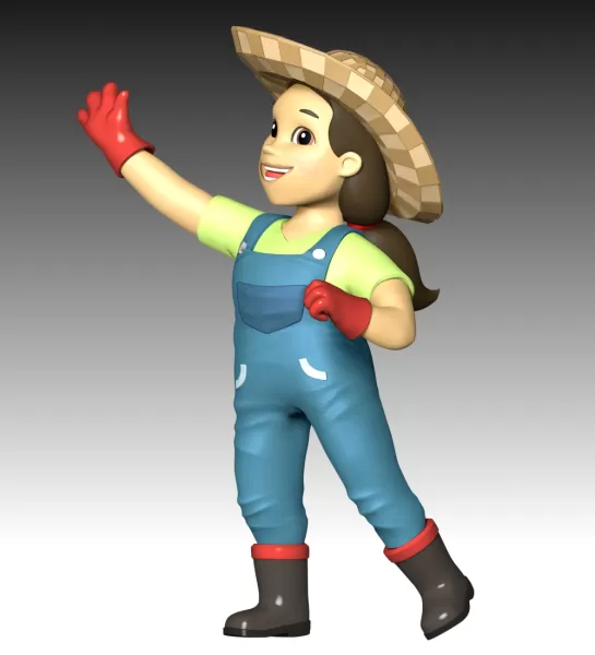 Farmer Yumi Fan Art - Model preview 4