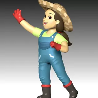 Farmer Yumi Fan Art - Model thumbnail 4