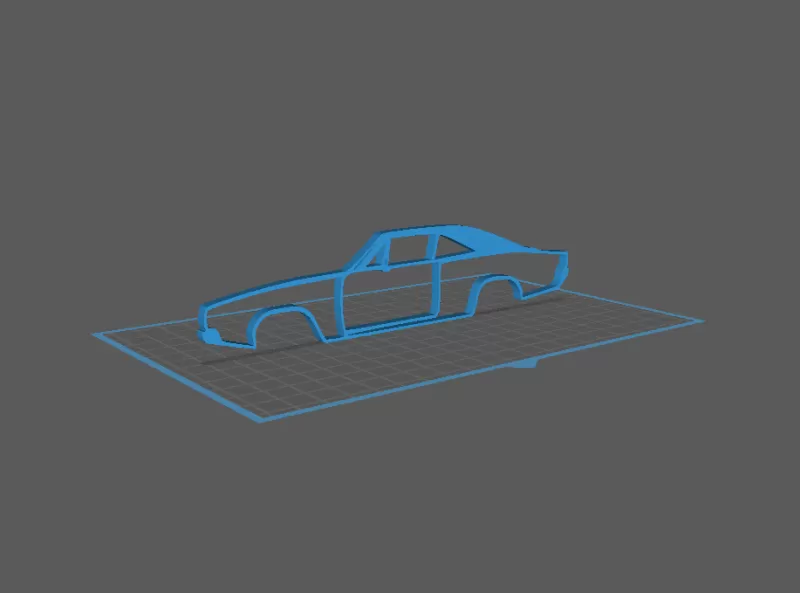 Dodge - Charger Wall Art - Model preview 1