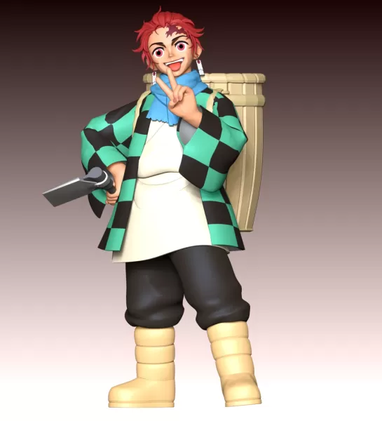 Tanjiro Kamado - Model preview 3