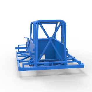 Frame of New Zealand Ministock car Version 2 Scale 1:25 - Model thumbnail 10