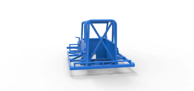 Frame of New Zealand Ministock car Version 2 Scale 1:25 - Model preview 10