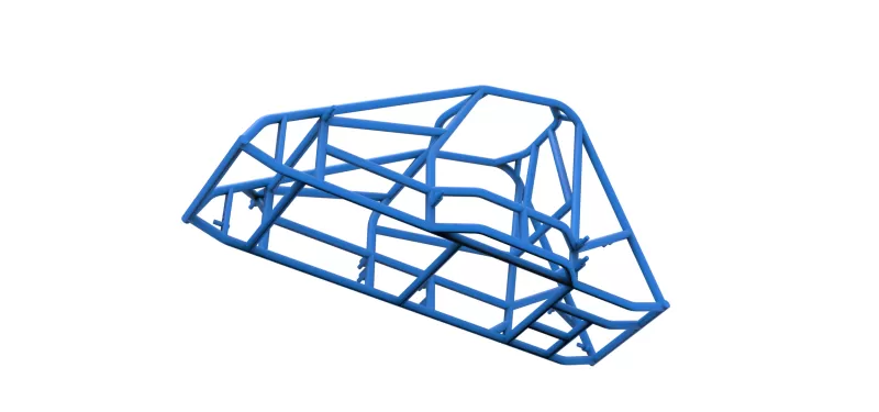 Frame of Quarter Midget Scale 1:16 - Model preview 3