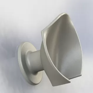 Self-Draining Soap Dish with Water Channel - Model thumbnail 10