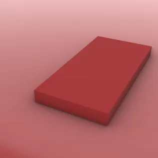 LEGO Flat Tile 2X4 - Model thumbnail 2