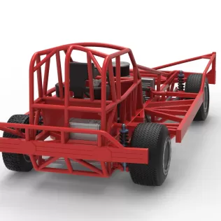 BriSCA Formula 1 Stock Car Base for Dirt Version 2 Scale 1:25 - Model thumbnail 18