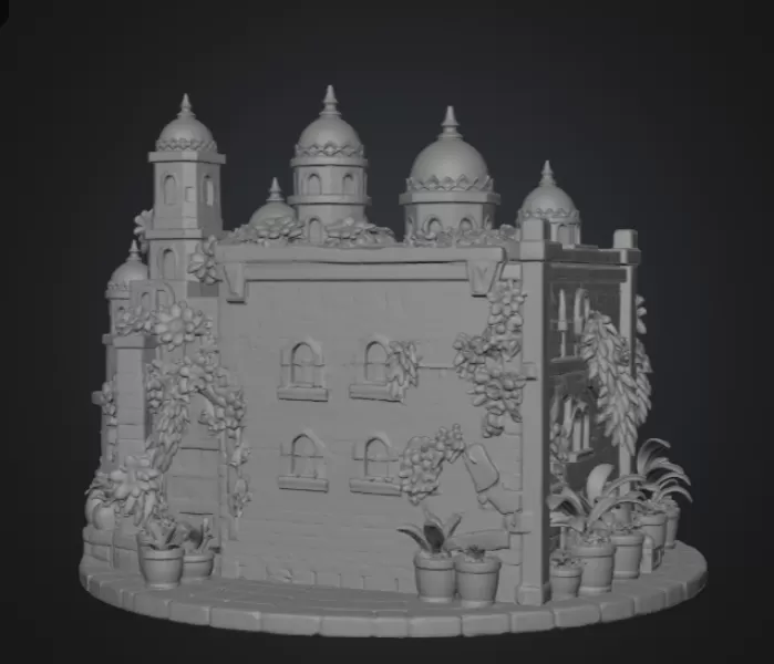 Sultan's Spice & Potion Bazaar STL File for 3D Print - Model preview 13